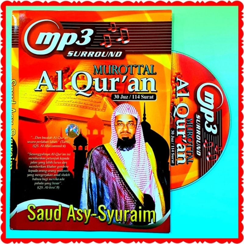 KASET AUDIO MP3 Membaca Murotal Al quran 30 juz Murottal