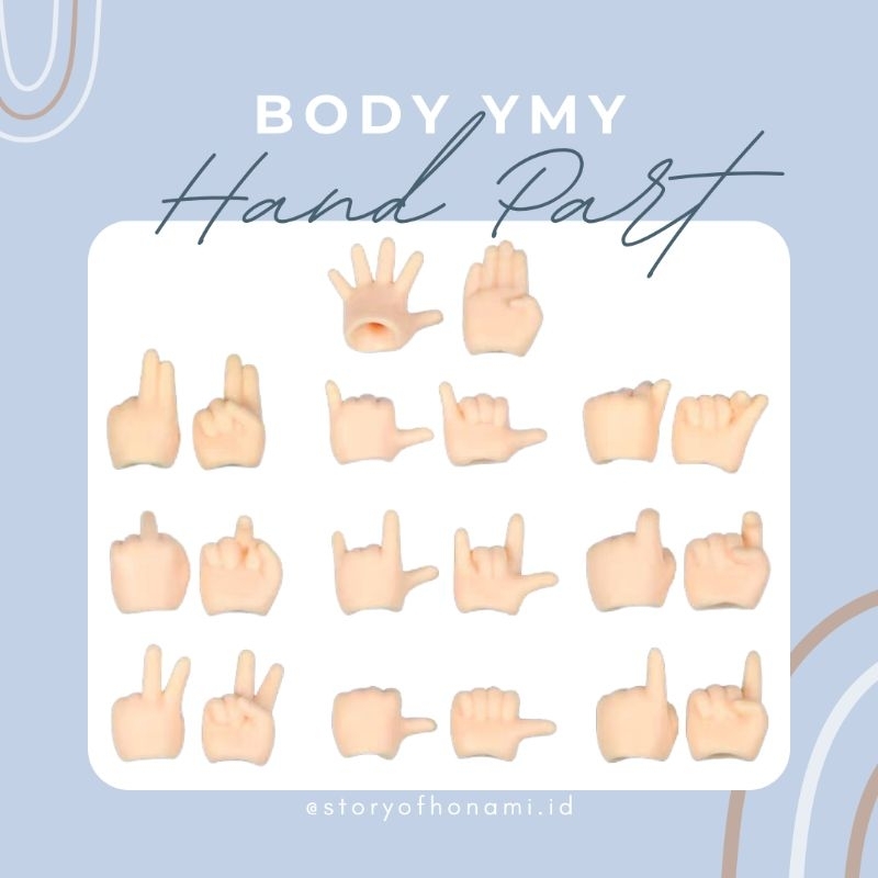 YMY HAND PART | YMY BODY EXTENSION PACK | BODY YMY FOR NENDOROID