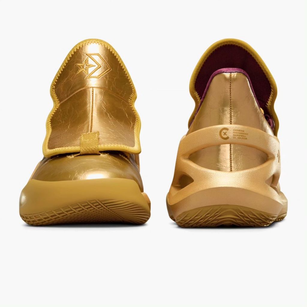 Converse Wonka All Star BB Trilliant Cx Gold Velvet Brown Gold