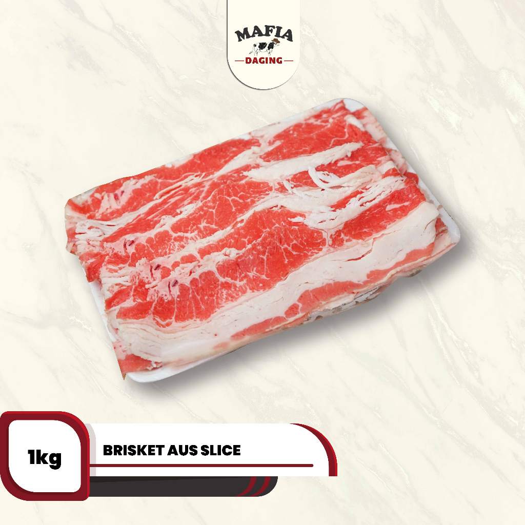 

[Mafia Daging] Australian Shortplate Slice / Brisket Slice 1 kg