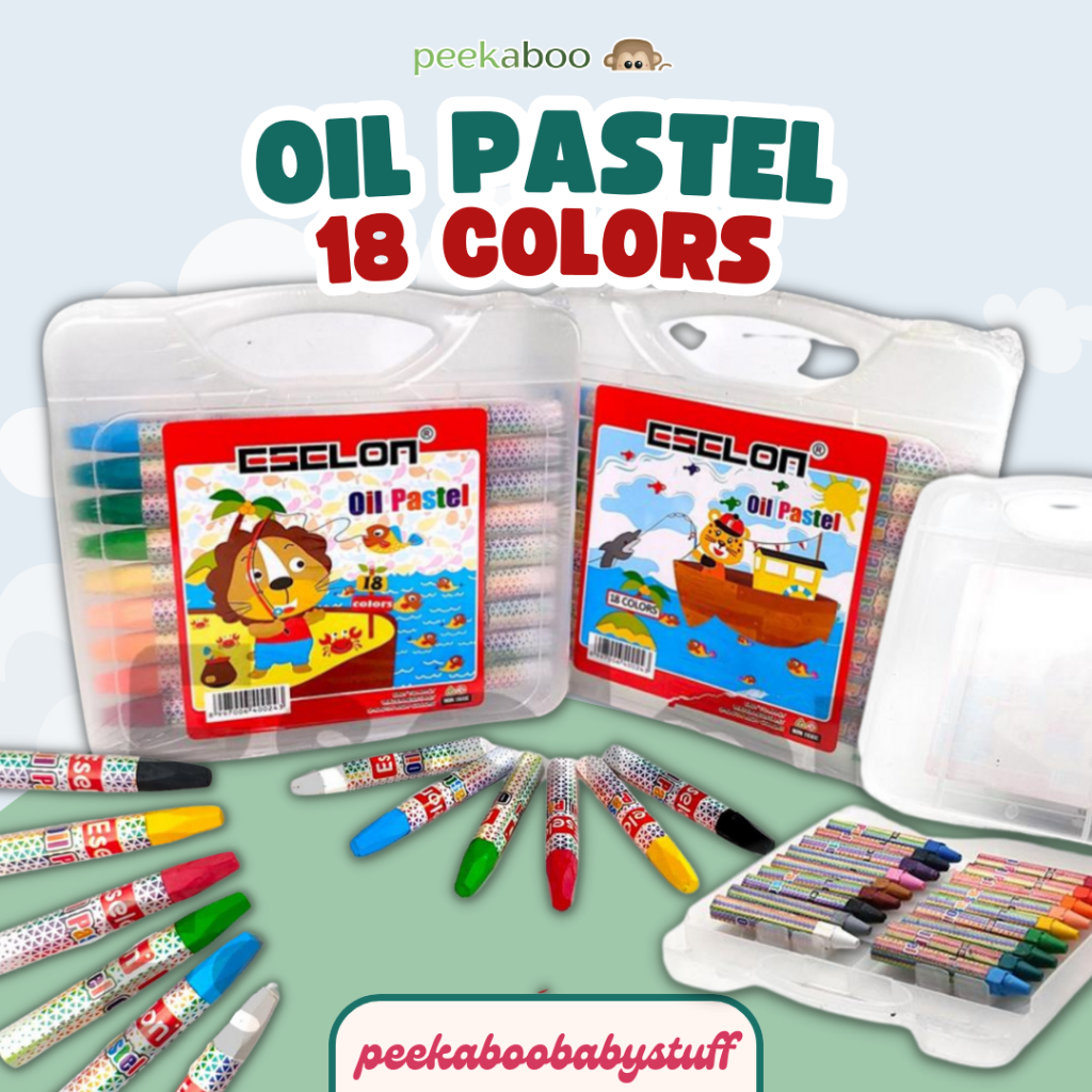 

Crayon 18warna / Oil Pastel / Crayon Eselon 18 colors