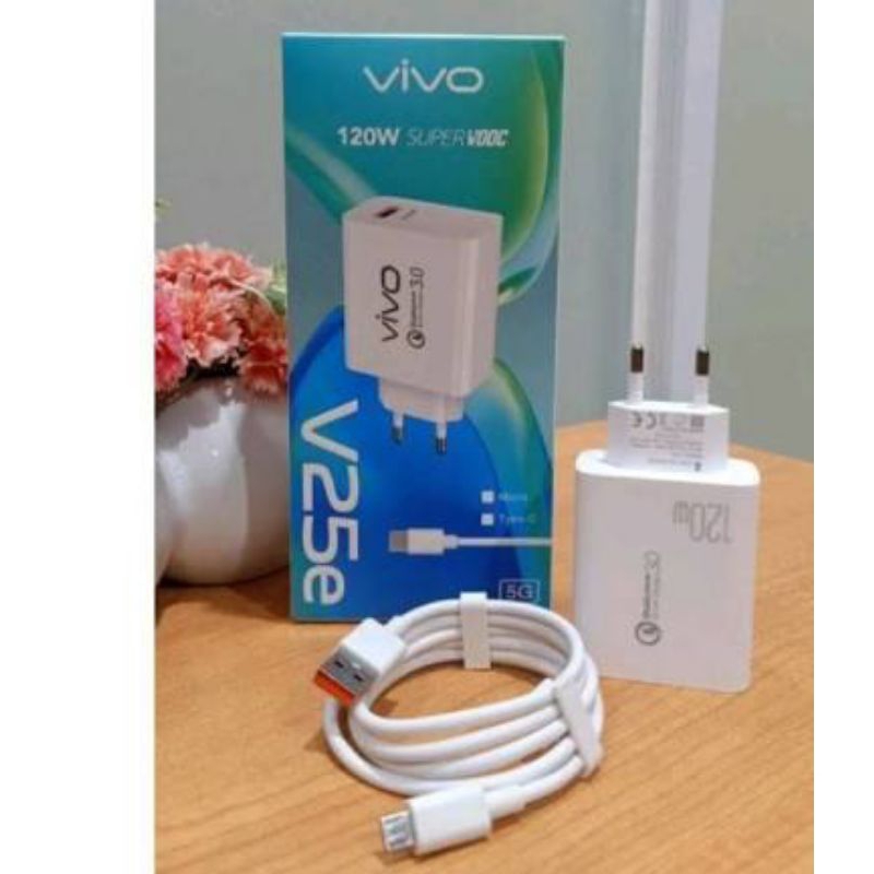 Charger Vivo V25E 120W Super VOOC |  Charger Vivo 5G 120W Super Fast Charging