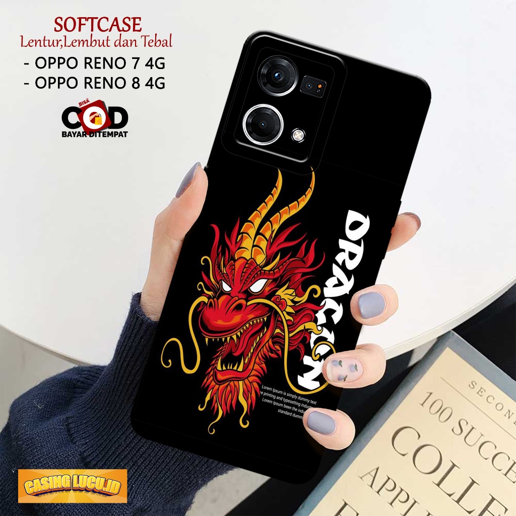 Case Oppo Reno 7 4G / Reno 8 4G - Fashion Case AESTHETIC - Casing Oppo Reno 8 4G / Reno 7 4G - Silik