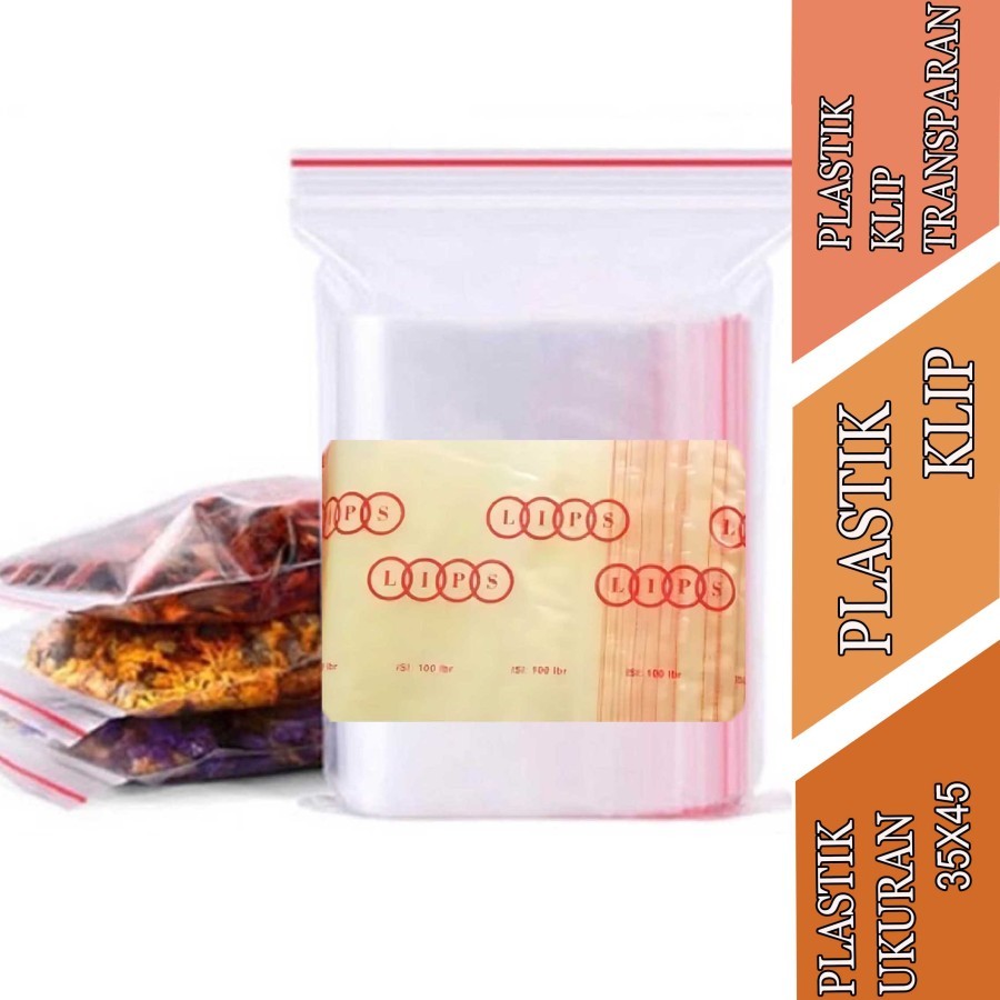 Plastik Isi 100 Lembar - Plastik Klip 35x45 - Plastik Serbaguna