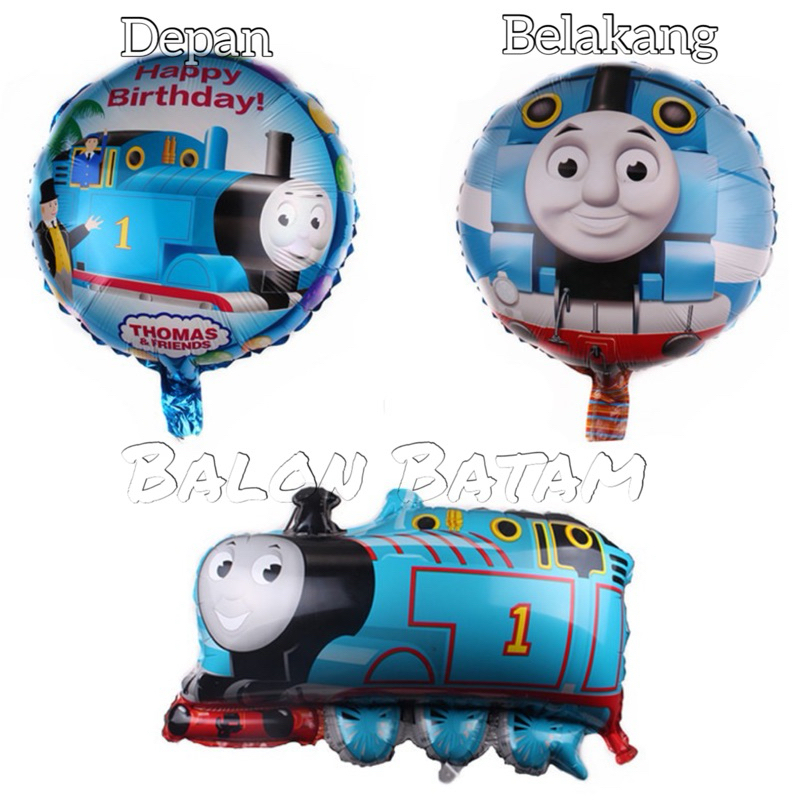 Balon foil thomas Kereta