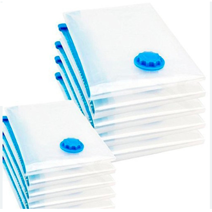 plastik vacum sealer pakaian kantong plastik vacum penyimpan baju