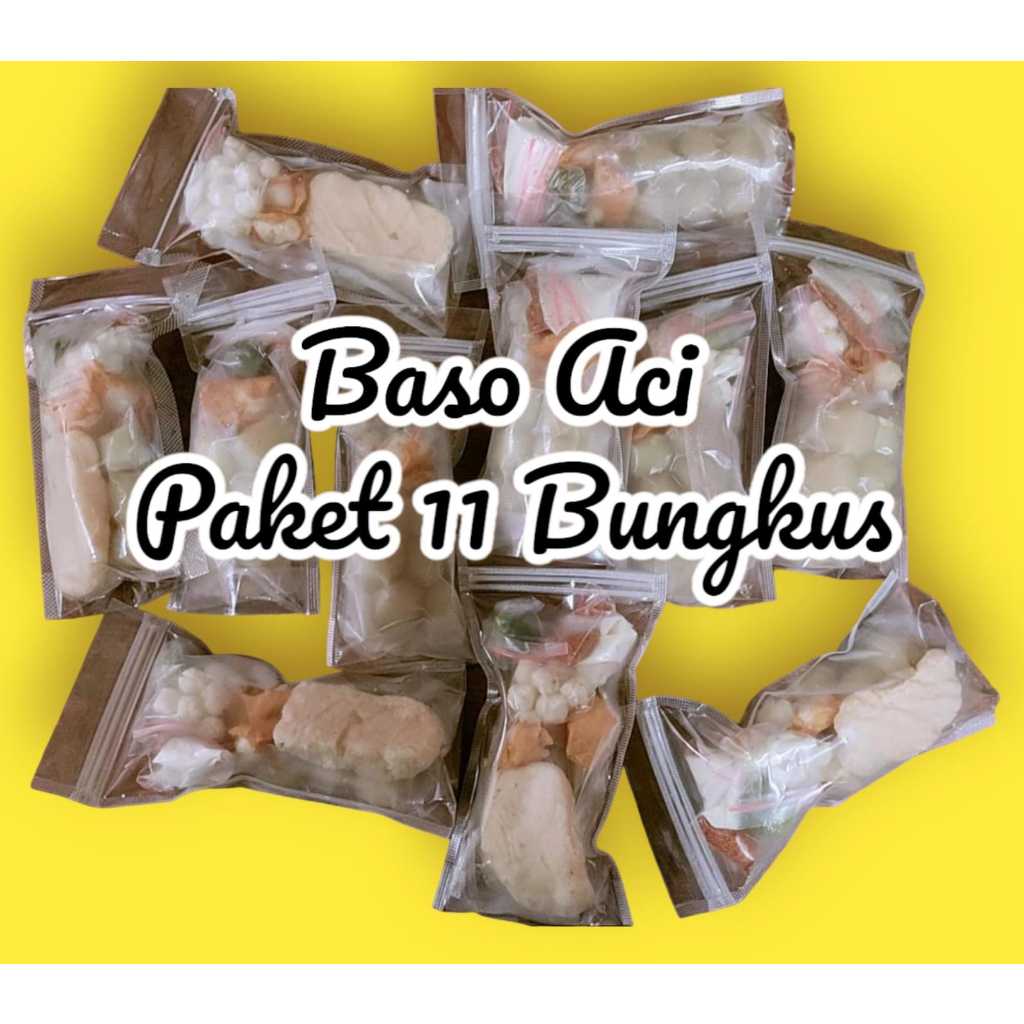 

Baso Aci Paket HEMAT 11 BungkusIsi Ayam Suir Home Made