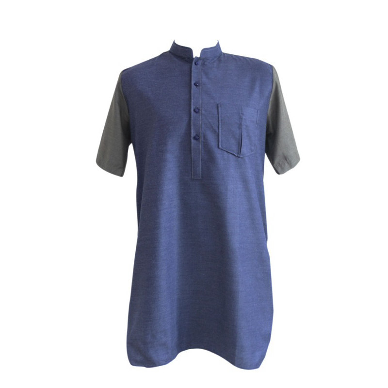 Kurta Pakistan AL-LUTHFI Lengan Pendek ~ Koko Kurta Kemko Alluthfi Premium Cotton