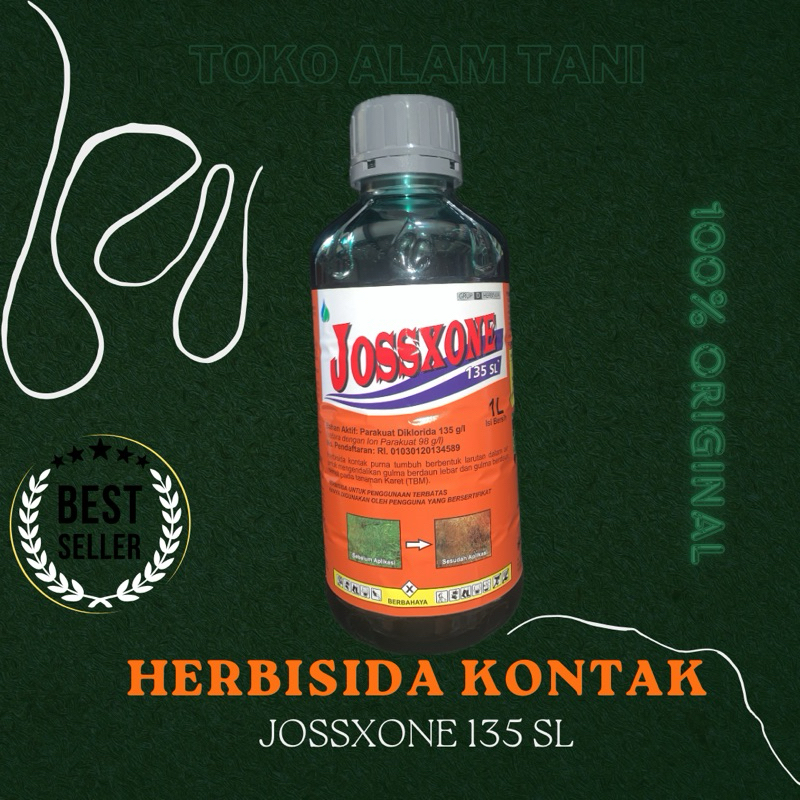 Herbisida Kontak Jossxone Obat Rumput Bakar 135 SL 1L