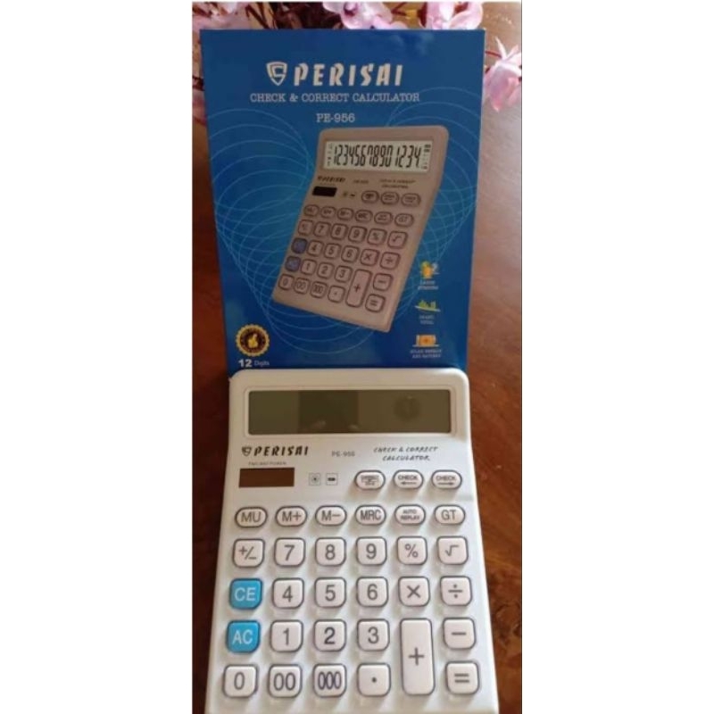 

KALKULATOR JUMBO PERISAI 14 DIGITS PE 956 / CHECK & CORRECT
