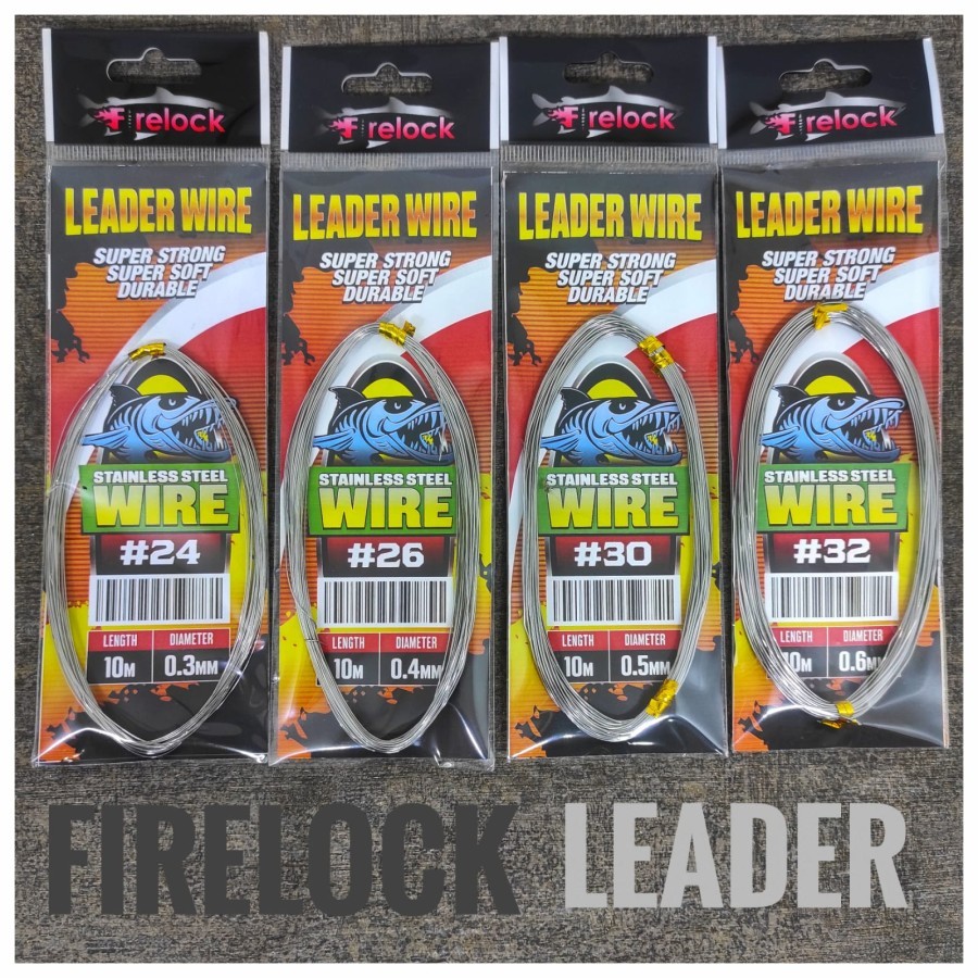 NEKLIN KAWAT PANCING Firelock Stainless Steel Fishing Wire