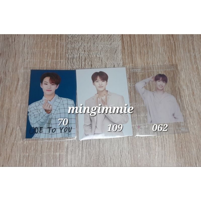 trading card seventeen ode to you oty dk hoshi