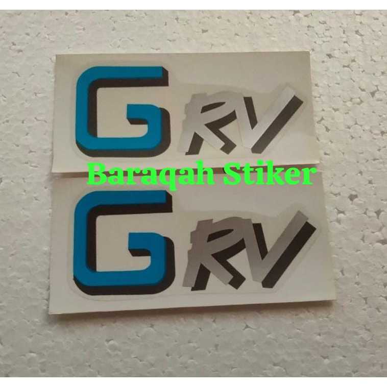 Stiker Tulisan GRV/stiker GRealvan pintu belakang carry 1.5