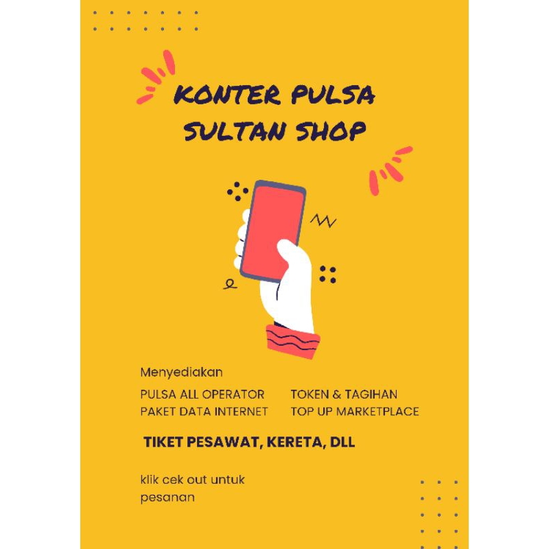 Top Up Pulsa mulai dari 5K