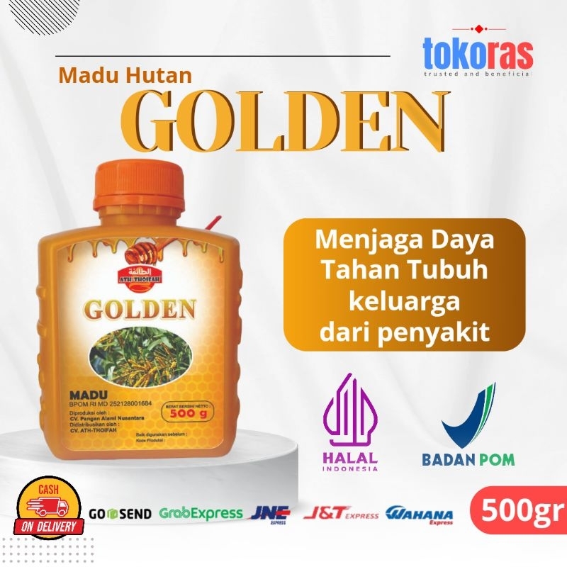 

Madu Golden Madu Hutan Murn 500gram BPOM