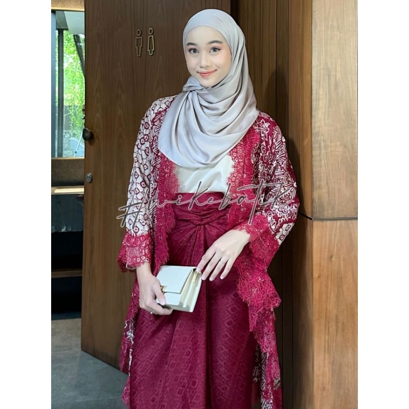 WIKE BATIK | ONE SET OUTER NAGITA LACE | BATIK TRUSMI