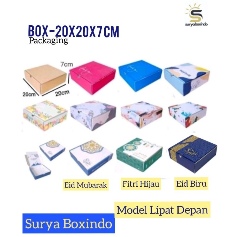 

Box 20x20x7cm/Kardus/hampers/Nasi/Pizza/Packaging