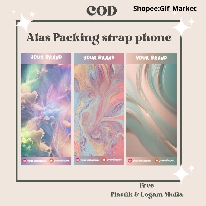 

Alas packing | Cod | Strap Phone | Free Ongkir |paper aksesoris |free logam mulia | free plastik| | kertas dudukan | cute paper | alas Packaging|tidak ada minal order|tag kalung|tag cincin||tag aksesories|hologram|mermaid|strap phone|alas Strep phone