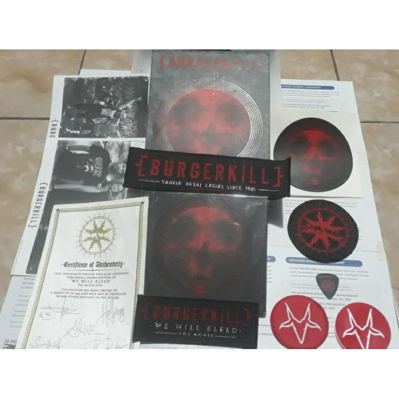 BOXSEET BURGERKILL WE WILL BLEED