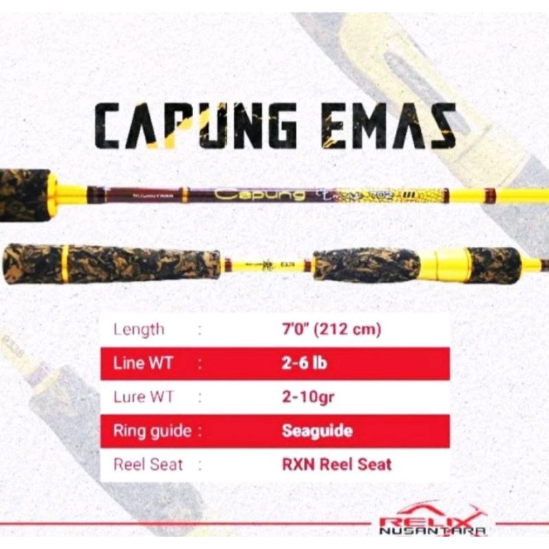 capung emas relix nusantara 702 uL (limited edition)