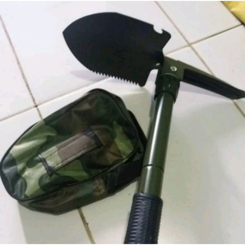 Sekop Cangkul Lipat Multifungsi Portabel Camping gunung Survival