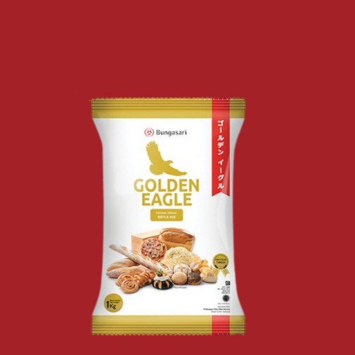 

Tepung Terigu GOLDEN EAGLE - Protein Tinggi 1 kg