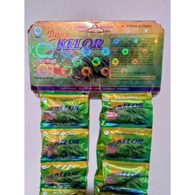 

DAUN KELOR kapsul asam urat 100%Original