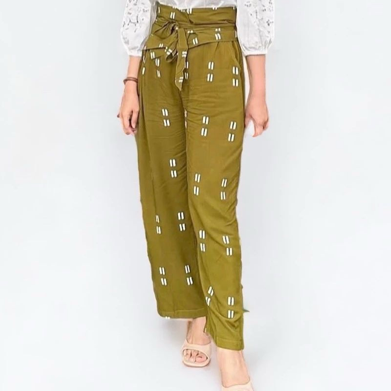 CELANA KULOT BATIK JUMPUTAN OOTD KULOT PALAZZO MODERN