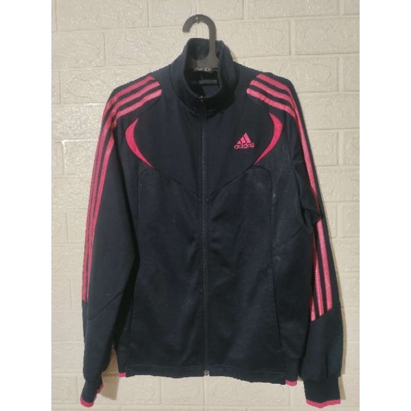 jaket adidas climalite list pink cewek second