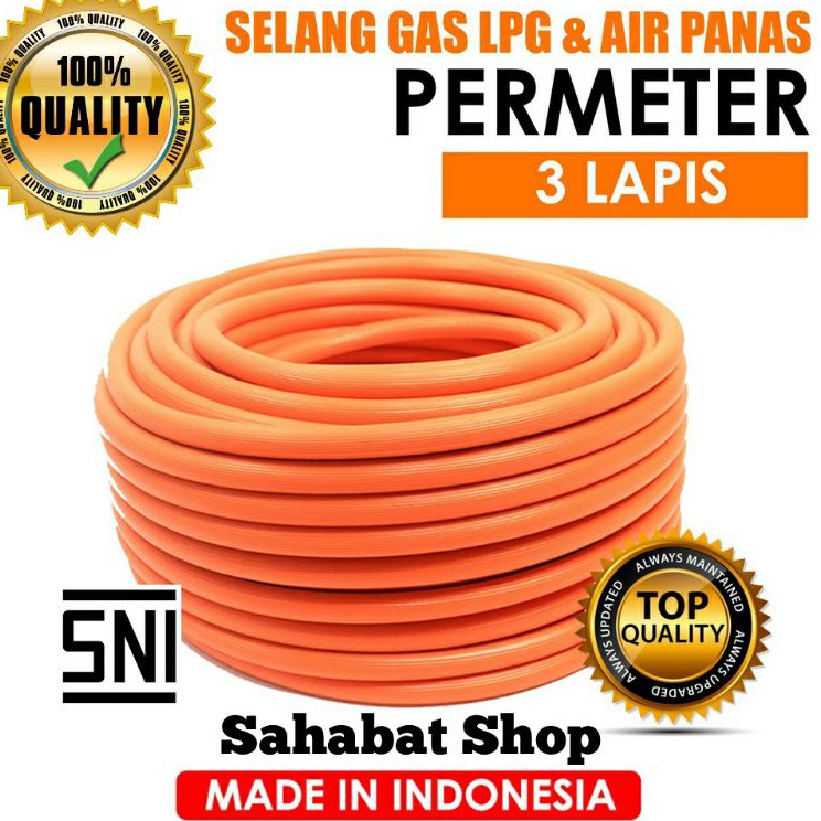 Super Unik  SELANG GAS SNI LPG REGULATOR  SELANG GAS 3LAPIS PERMETER MURAH BERKUALITAS
