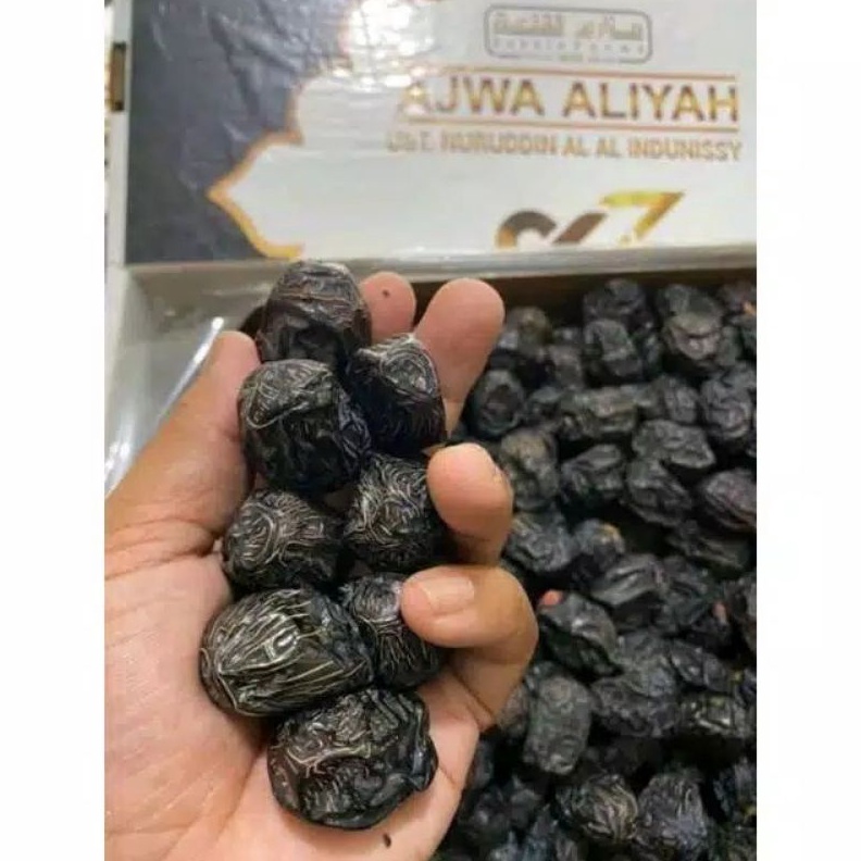 

SHOPEE MALL kurma ajwa aliyah 5gr best qualitykurma nabi