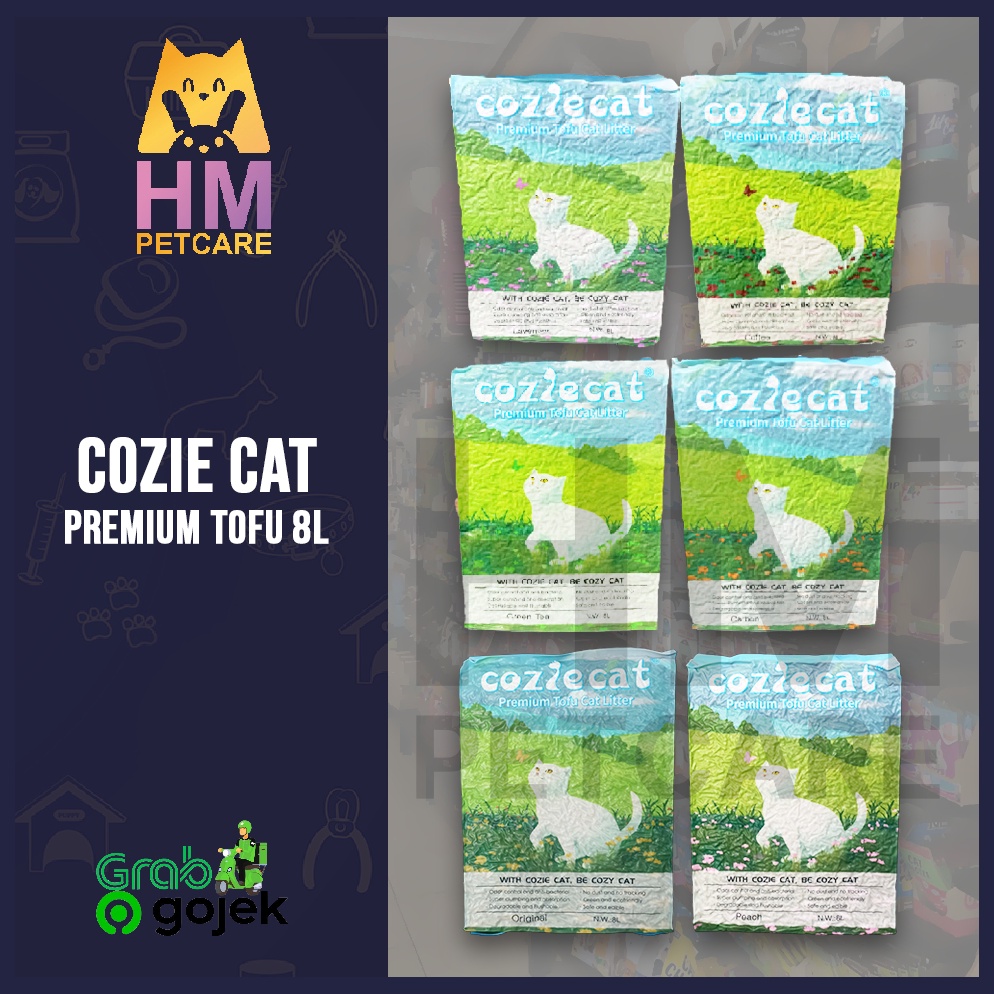 TERLARIS COZIE CAT Pasir Soya Tofu 8 Liter Cozie Cat Premium Tofu Soya 8L grosir