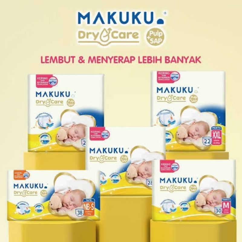 Makuku Diaper Dry Care Pants / Popok Anak / Popok Makuku / Makuku
