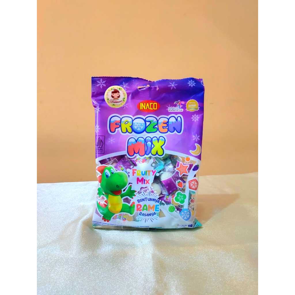 

.Inaco Frozen Mix Permen Lunak Jeli Yoghurt Anek Rasa 100 gr (ds bgr)