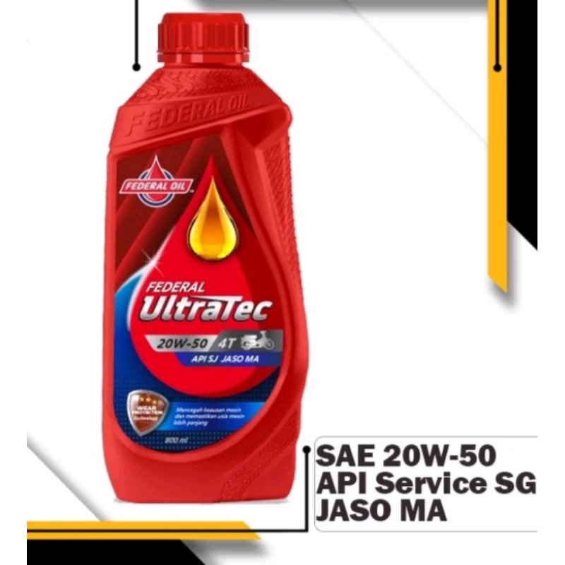 Oli ultratec federal oli Oli federal 0.8 1 ltr