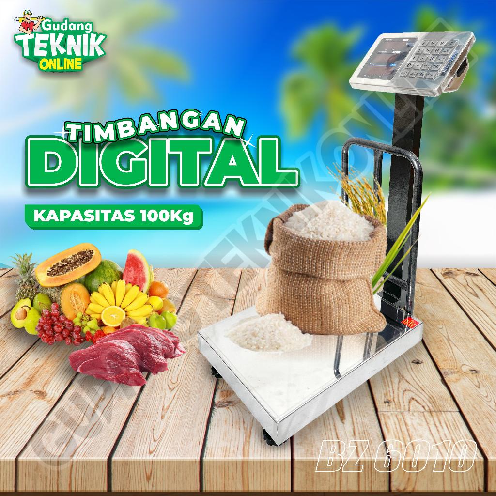 Timbangan Duduk Digital 100KG Benz Rail Double Display 100 Kg BZ6010 BENZ / Timbangan Digital Charge