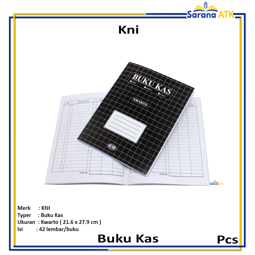 

Kni - Buku Kas Kwarto Buku Catatan Keuangan - Pcs