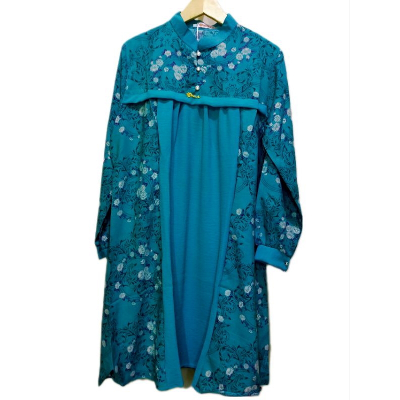 Set cel long Tunik bunga