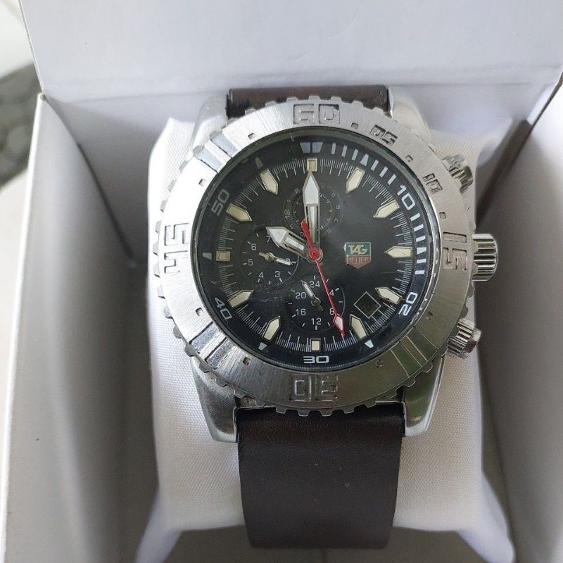 Jam Tangan Automatic Chronograph Tag* heuer* preloved second bekas