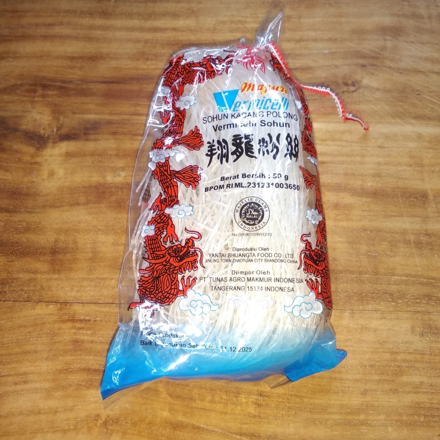 

sohun vermiceli kacang polong / soun mayuri halal 50 gr