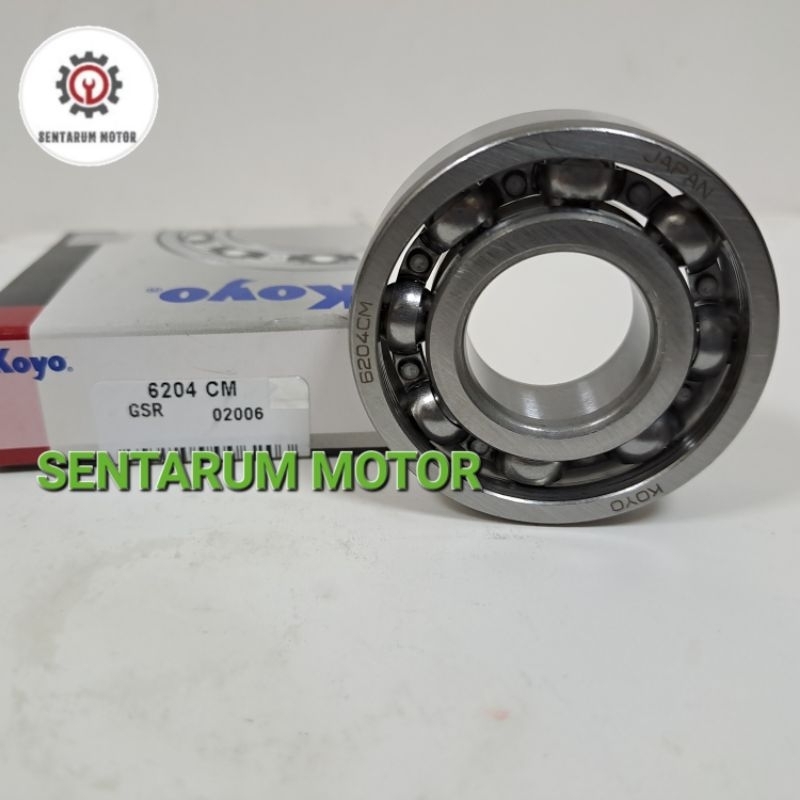 Bearing 6204 CM KOYO TANPA TUTUP