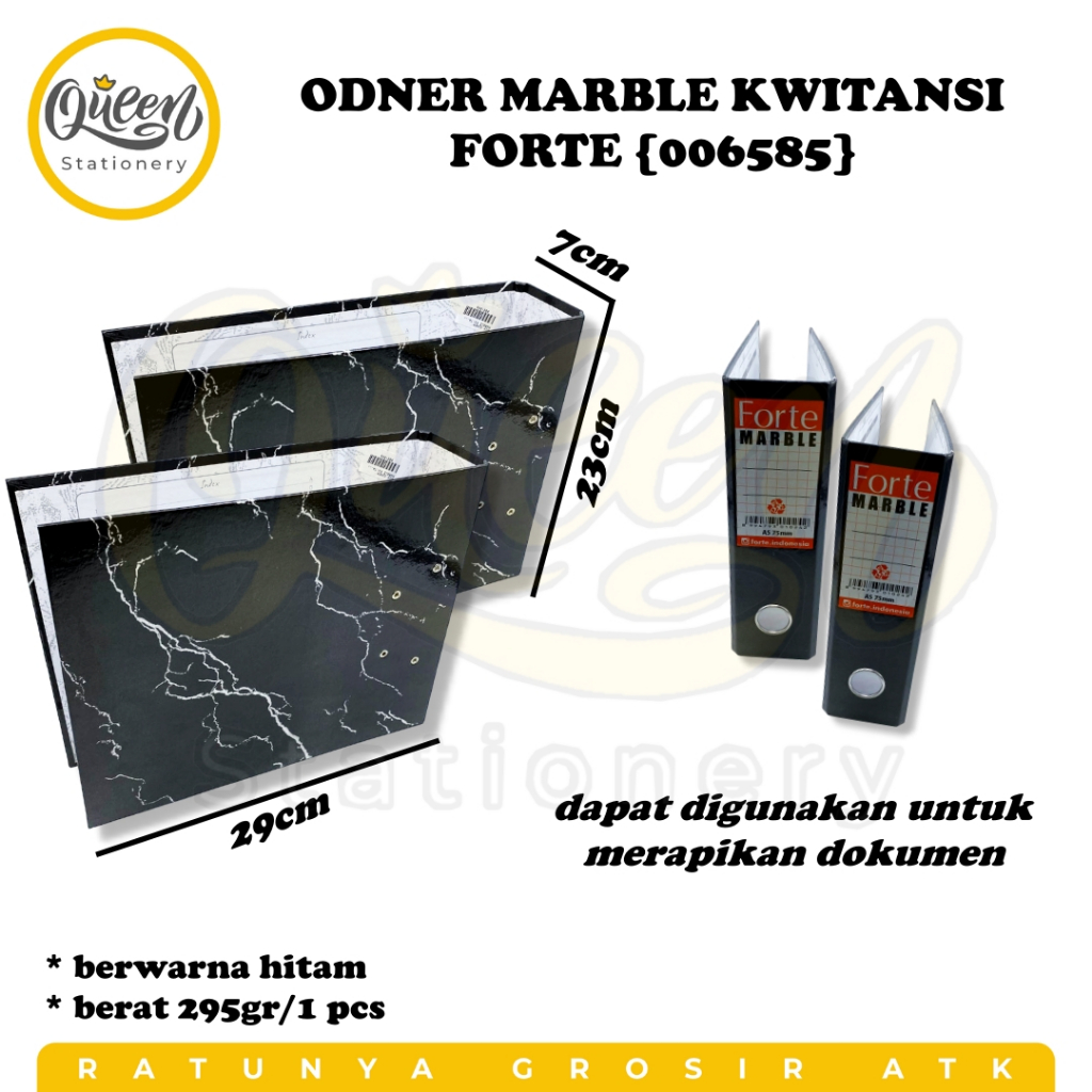 

1 PCS ODNER MARBLE KWITANSI FORTE / ORDNER / FILE ORGANIZER (006585)