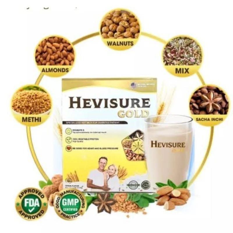 

HEVISURE GOLD USA Susu Diabetes Kencing Manis Original 100% BPOM