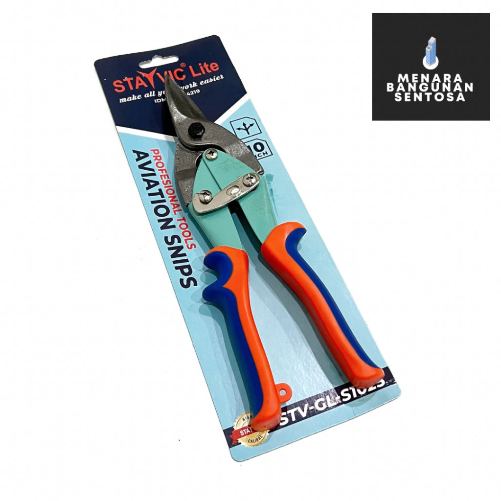 

Gunting Seng Aircraft Stayvic 10" Inch / Gunting Hollow Holo Baja Ringan Serbaguna