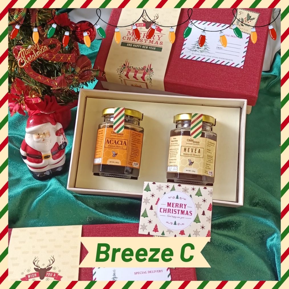 

MEN SALE BREEZE Blue Hampers Natal Gift Parcel Natal Parsel Hadiah Christmas Madu Sambal Bumbu Selai By Chef Ivan