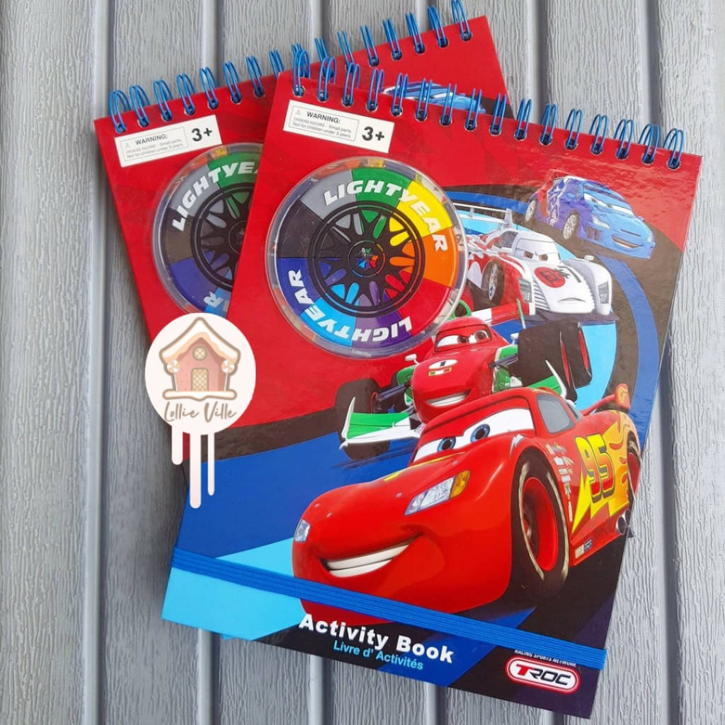 

Disney Cars Lightning Mcqueen Activity Book - Hard Case