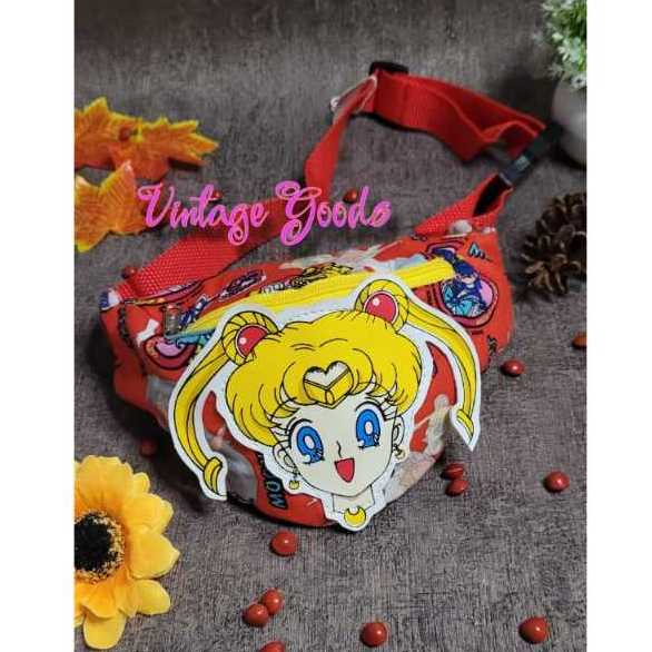 Vintage 90s Waist Bag Tas Pinggang Sailormoon