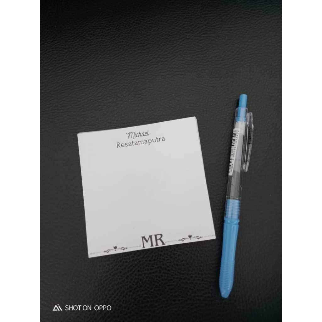 

Memopad/Memo/Notepad/Stickynotes/Official Kantor/Custom Design/Memo nama pribadi/Memo minimalis/