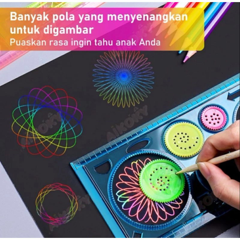

Penggaris Rotary / Penggaris Motif / Penggaris Bunga Pattern