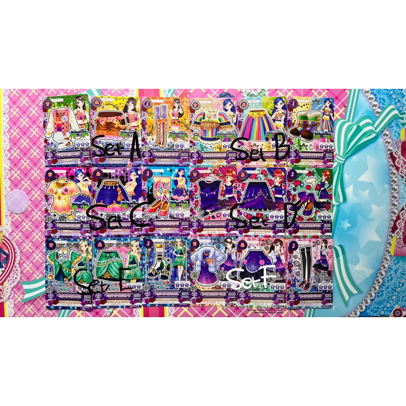 Kartu Aikatsu Original Jepang Set Brand Bohemian Sky Vivid Kiss Sangria Rosa Futuring Girl Swing Roc